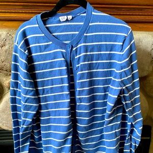 Gap striped cardigan